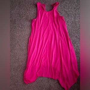 Shark bite neon pink dress size 3